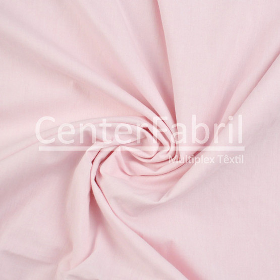 Tecido Percal  200 Fios Fio Tinto Liso Rosa Largura 250cm 100% Algodão 120gr/m2- Conserv1-I/2-2/3-3/4-1/5-3/6-8/6-3