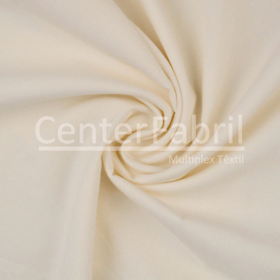 Tecido Percal  200 Fios Liso OffWhite / Champanhe Largura 250cm 100% Algodão - Conserv1-I/2-2/3-3/4-1/5-3/6-8/6-3