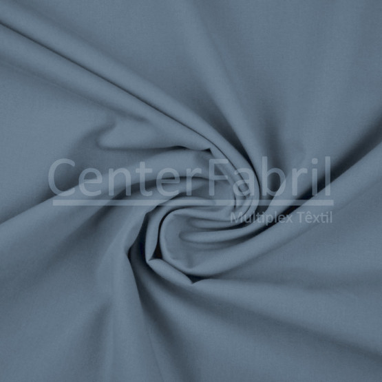 Tecido Percal  200 Fios Liso Azul Jeans Largura 250cm 100% Algodão - Conserv1-I/2-2/3-3/4-1/5-3/6-8/6-3
