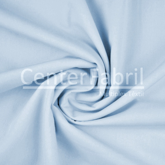 Tecido Percal  200 Fios Liso Azul Claro Largura 250cm 100% Algodão - Conserv1-I/2-2/3-3/4-1/5-3/6-8/6-3