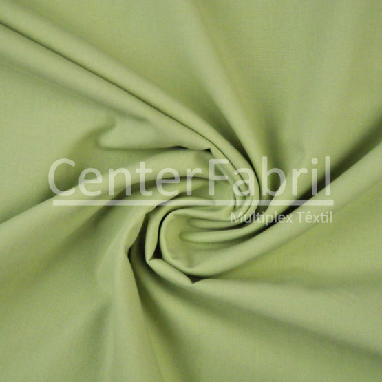 Tecido Percal  200 Fios Liso Verde Largura 250cm 100% Algodão - Conserv1-I/2-2/3-3/4-1/5-3/6-8/6-3