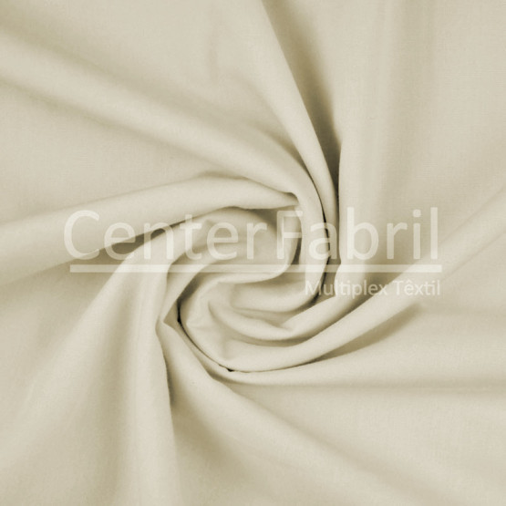 Tecido Percal  200 Fios Liso Bege Largura 250cm 100% Algodão - Conserv1-I/2-2/3-3/4-1/5-3/6-8/6-3