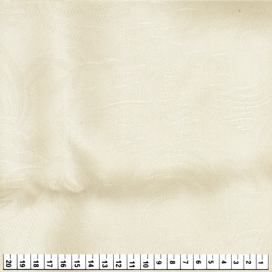 Tecido Atoalhado Jacquad adamascado DAMASK Marfim importado  Larg.300CM 100% poliester Preço por metro
