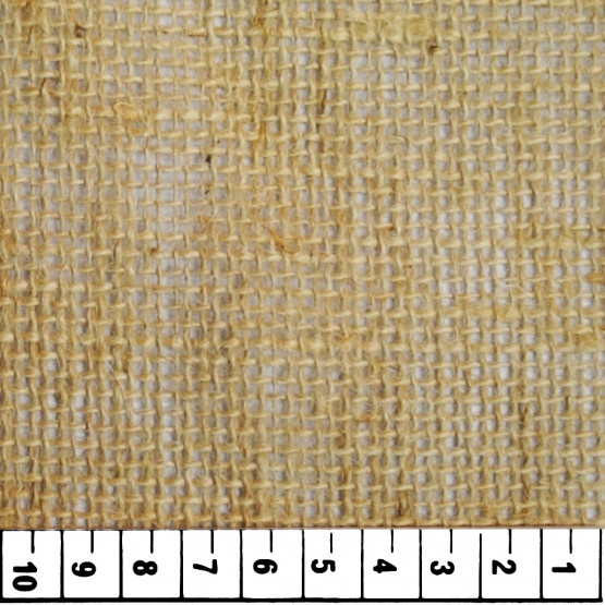 Tecido de Juta Cru- 10/40  SF9 - Larg.100cm 100%Cânhamo 329gr/m²