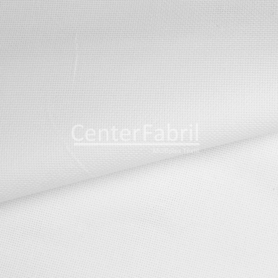 Tecido Etamine Micro para Bordar 1623 Branco Larg 1,40mt 100% algodão Karsten 195gr/m2