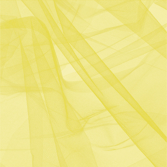 Tule Amarelo Claro Largura 240cm 100% Poliamida