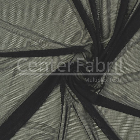 Tule com Elastano Preto Larg 150cm 90%Poliamida 10%Elastano - Conserv1-N/2-2/3-2/5-3/6-1
