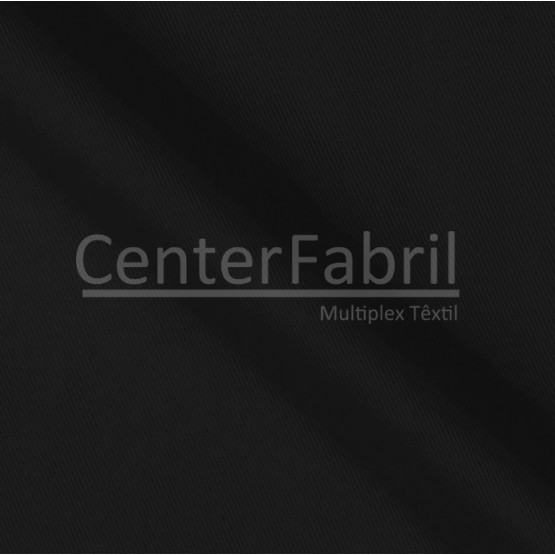 TECIDO BRIM SARJA PESADO PELETIZADO PRETO ANGRA MODA LARGURA DE 160CM 100% ALGODAO - 260GR/M2 - 1