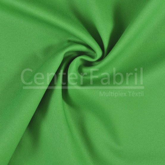 Tecido Cedrobrim Sarja Pesado Verde Bandeira Largura de 160cm 100% algodão - 260gr/m²