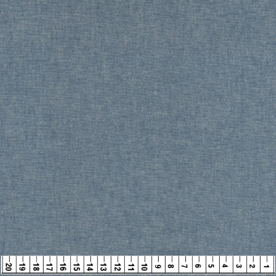 Tecido Jeans Leve  Mescla Chambray Azul Jeans - 100%Algodão - Preço por Metro