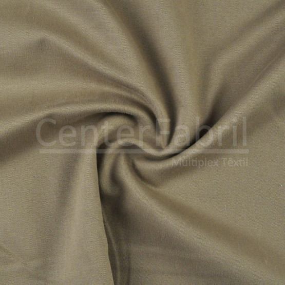Tecido Brim Sarja Peletizado Citpress c/elastano Caqui Médio Larg 1,50mt  98,%Algodão/2%Elastano 244gr/m2  Conserv1-N/2-2/3-1/5-2/6-8
