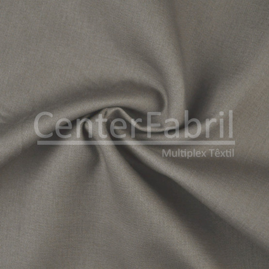 Brim Sarja "anti chama" UNIFORT FR Cinza aplicação de retardante Lg.160cm 100% Algodão 273gr/m². Conserv 1-D/2-2/3-1/4