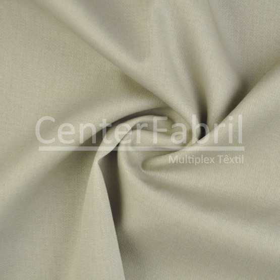Brim Sarja "anti chama" UNIFORT FR Bege aplicação de retardante Lg.160cm 100% Algodão 273gr/m². Conserv 1-D/2-2/3-1/4