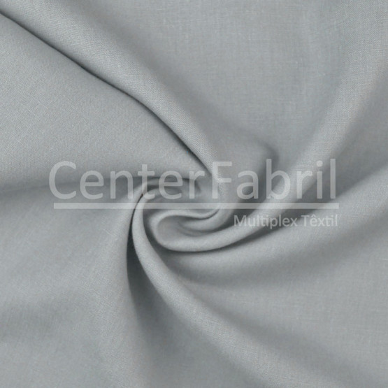 Tecido Linho Cinza Larg 150cm 100% Linho para Calça e Blazer 215gr/m²