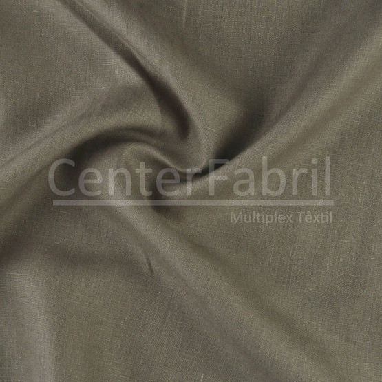 Tecido Linho Caki Larg 150cm 100% Linho para Calça e Blazer 215gr/m²