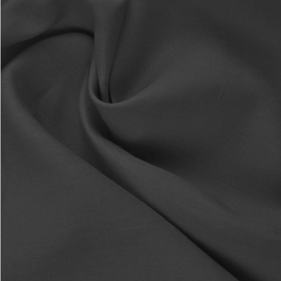 Tecido Linho Cinza Escuro Larg 150cm 100% Linho para Calça e Blazer 215gr/m²