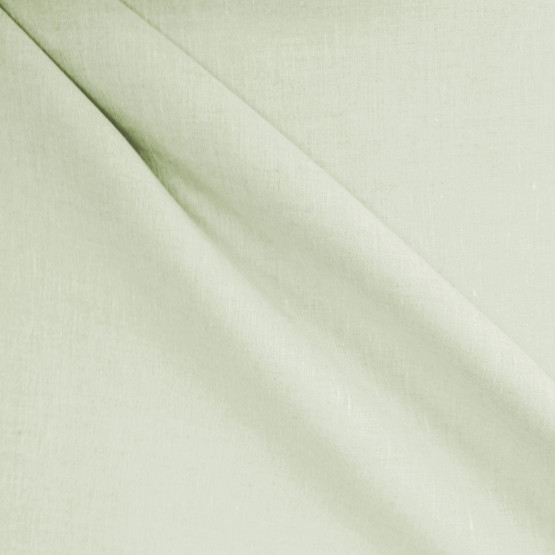 Tecido Linho Puro Verde CL Larg 150cm 100% Linho  ref.3002cor195