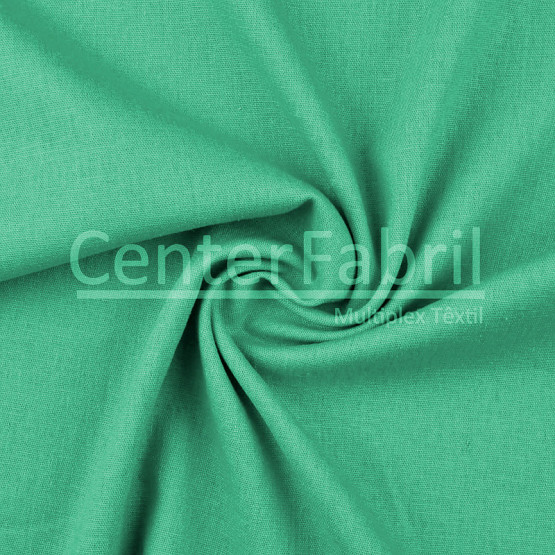 Tecido Linho c/Elastano Verde Claro Largura 140cm 51%Viscose 47%Linho 2%Elastano