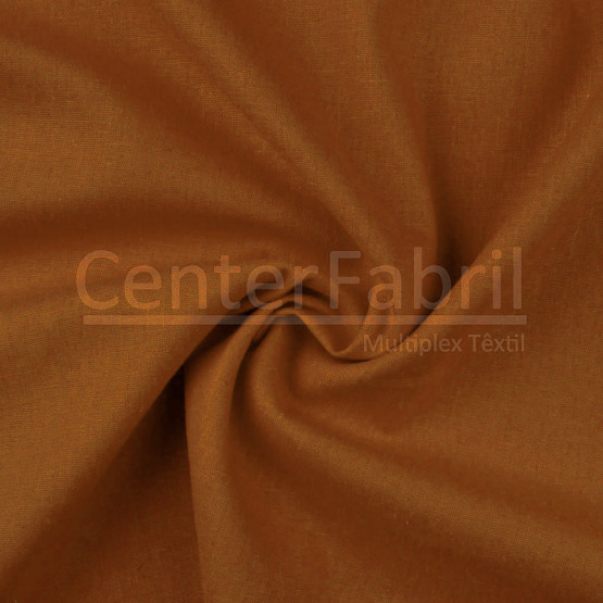 Tecido Linho c/Elastano Caramelo Largura 140cm 51%Viscose 47%Linho 2%Elastano