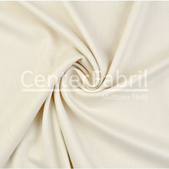 Tecido Alfaiataria Rústico Ducati Pérola Largura 147cm 50%Poliester 47%Viscose 3%Elastano