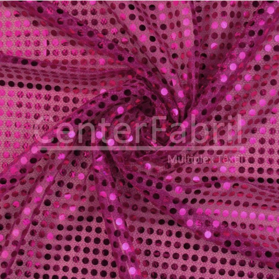 Tecido Paetê Laminado Pink e fundo Pink 100% poliester Larg.100cm - Conserv 1-P/2-2/3-2/5-4/6-8