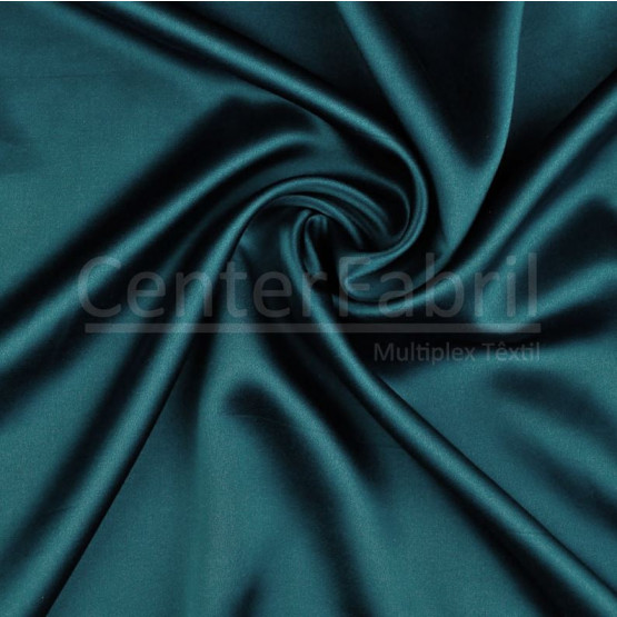 Tecido Satin Premium Seda Pura Petróleo Larg 140cm 100%Seda 73gr/m² -103gr/ml. Conserv1-P/2-2/3-3/5-3/4-1/6-1