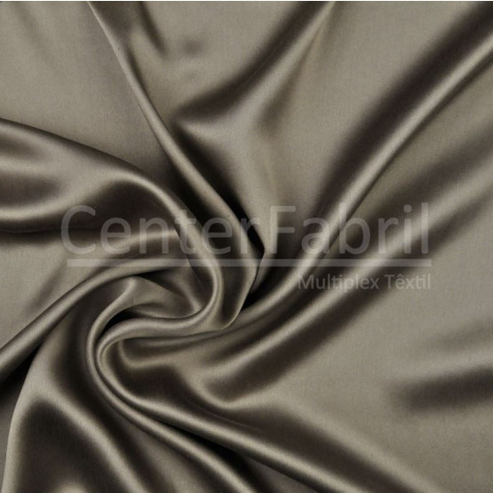 Tecido Satin Premium Seda Pura Cinza Concreto Larg 140cm 100%Seda 73gr/m² -103gr/ml. Conserv1-P/2-2/3-3/5-3/4-1/6-1
