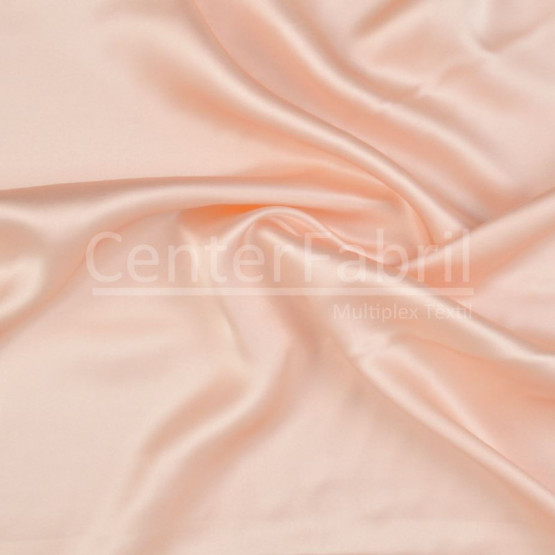 Tecido Satin Premium Seda Pura Salmão Larg 140cm 100%Seda 73gr/m² -103gr/ml. Conserv1-P/2-2/3-3/5-3/4-1/6-1
