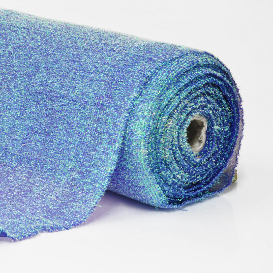 Tecido Lurex Screen Princesa Azul Furta-Cor Larg 140cm 100%Poliester - Conserv1-N/2-2/3-3/4-5/5-4/6-8