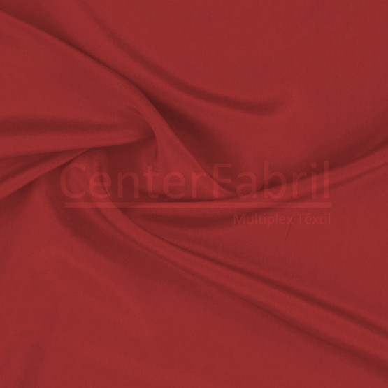 Tecido Crepe Chine Seda Pura Vermelho Escuro Larg 135cm 100%Seda  57gr/m²-75gr/ml . Conserv1-P/2-2/3-3/5-3/4-1/6-1