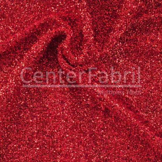 Lurex Screen Serpentina Vermelho 100%Poliester Larg. 110cm 109gr/m2