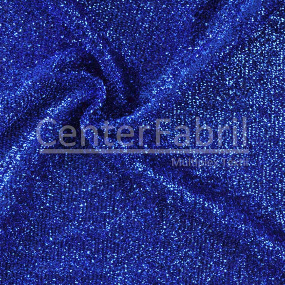 Lurex Screen Serpentina Azul Royal 100%Poliester Larg. 110cm 109gr/m2