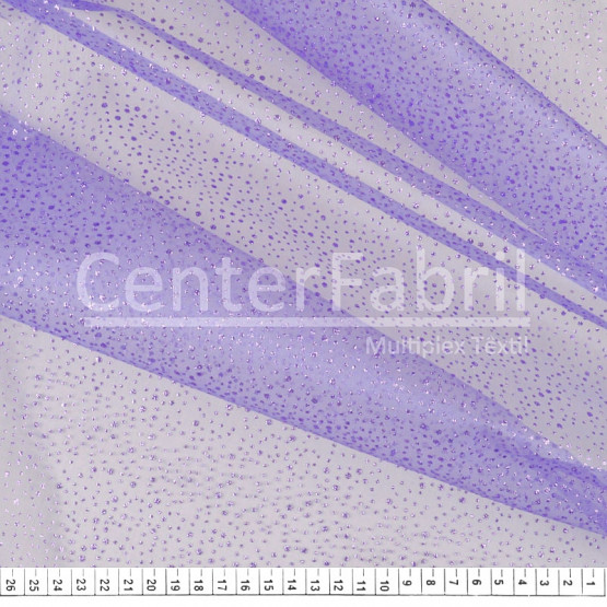 Tecido Organza Explosão Lilas Larg 150cm 100%Poliamida. Conserv1-H/2-2/3-3/5-3/6-8/4-3/6-5