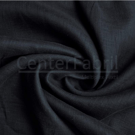 Tecido Cambraia Linho Cinza Chumbo Lg145cm 100%Linho ref.180/201 cor9618- 125 gr/m²