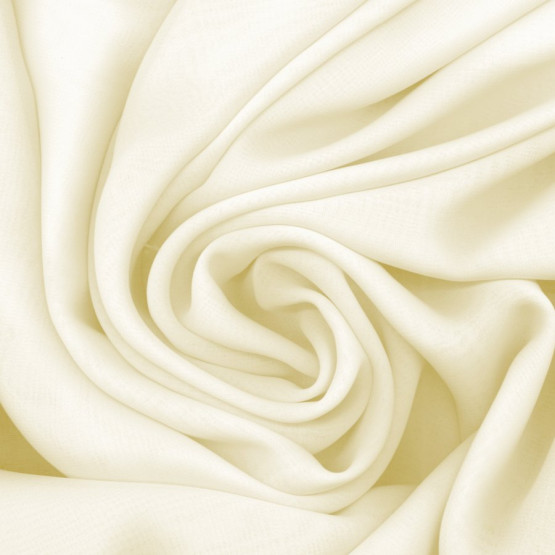Tecido Chiffon Off-White 100% Poliéster