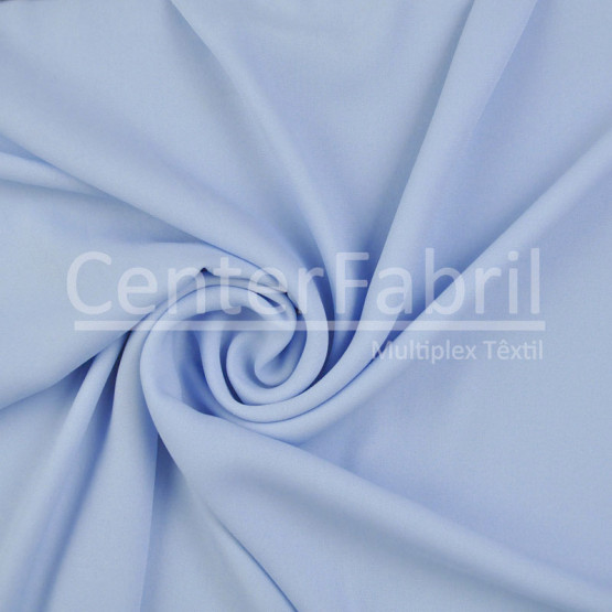 Tecido Crepe Georgette Azul  Larg.147cm 100%Poliester 102gr/m²