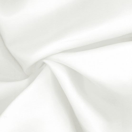 Tecido Cetim Charmeuse Branco cn Larg 145cm 100% Poliester