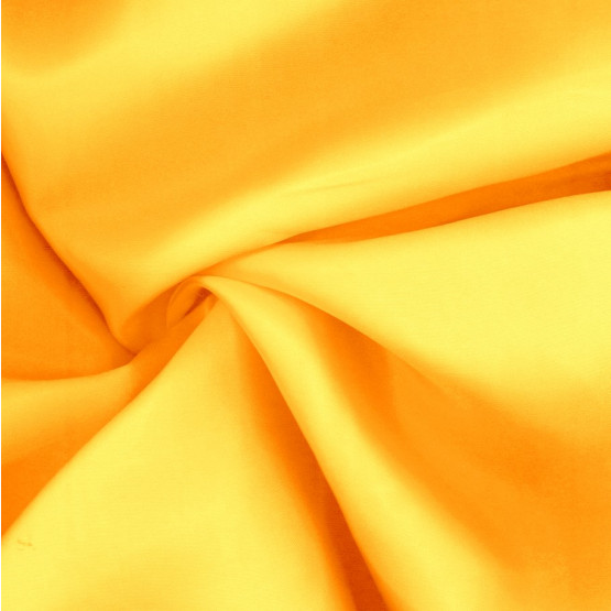 Tecido Cetim Charmeuse Amarelo Ouro ger/cn 100% Poliester