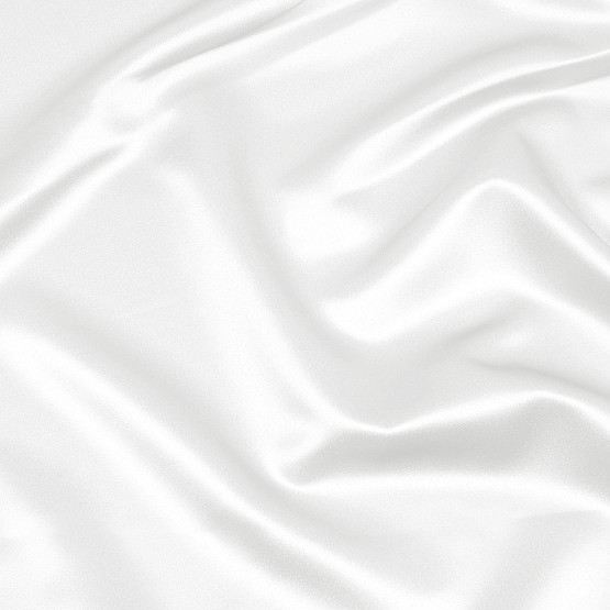 Tecido Cetim Charmeuse Stretch Branco cn 94%Poliester/6%Elastano