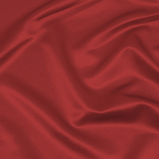 Tecido Cetim Charmeuse Stretch Vermelho cn Poliester/Elastano