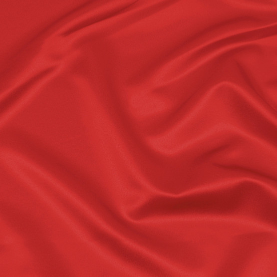 Tecido Cetim Charmeuse Stretch Vermelho cn Poliester/Elastano