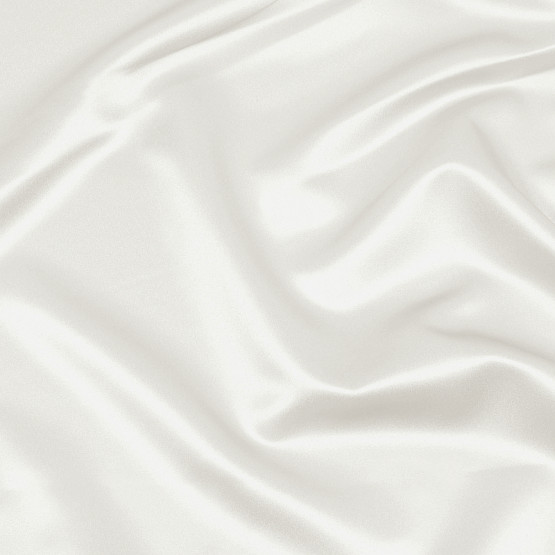 Tecido Cetim Charmeuse Stretch Off White eur/cn Poliester/Elastano