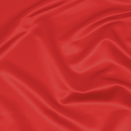 Tecido Cetim Charmeuse Stretch Vermelho Tomate eur/cn Poliester/Elastano