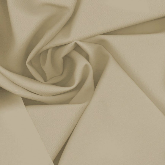 Gabardine TwoWay com elastano Kraft - Bege Larg 1,50mt 96%Poliester4%Elastano 205gr/m2.Conserv1-N/2-2/3-3/5-3/6-1