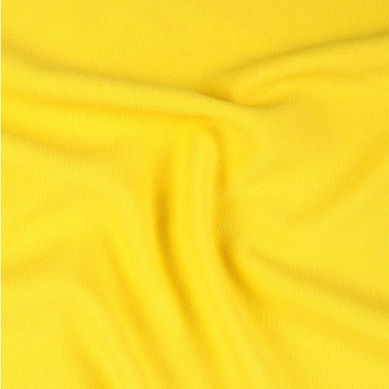 Tecido Crepe Mousse Argel c/elastano Amarelo Larg.145cm 94%Poliéster 6%Elastano 198gr/m²-L av-LB,A2,S3,P1,LS5