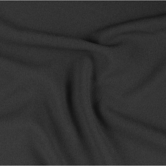 Tecido Crepe Mousse Argel c/elastano Preto Larg.145cm 94%Poliéster 6%Elastano 198gr/m²-L av-LB,A2,S3,P1,LS5