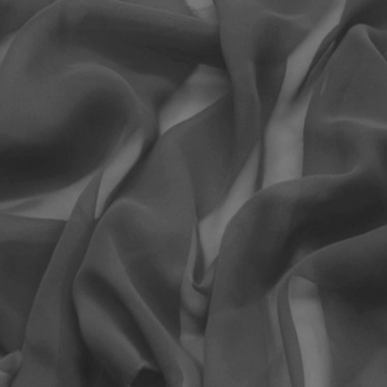 Tecido Chiffon Cinza Chumbo importado  Larg.147cm 100% poliester - Preço por metro. Conserv1-N/2-2/3-2/4-5/5-3/6-1