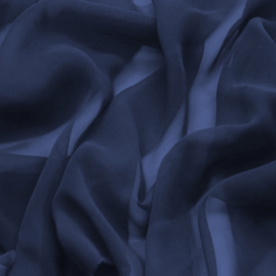 Tecido Chiffon Marinho importado  Larg.147cm 100% poliester - Preço por metro. Conserv1-N/2-2/3-2/4-5/5-3/6-1
