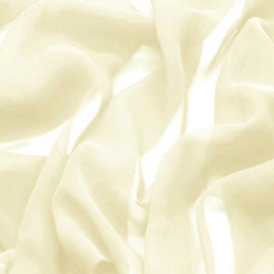 Tecido Chiffon Marfim importado  Larg.147cm 100% poliester - Preço por metro. Conserv1-N/2-2/3-2/4-5/5-3/6-1