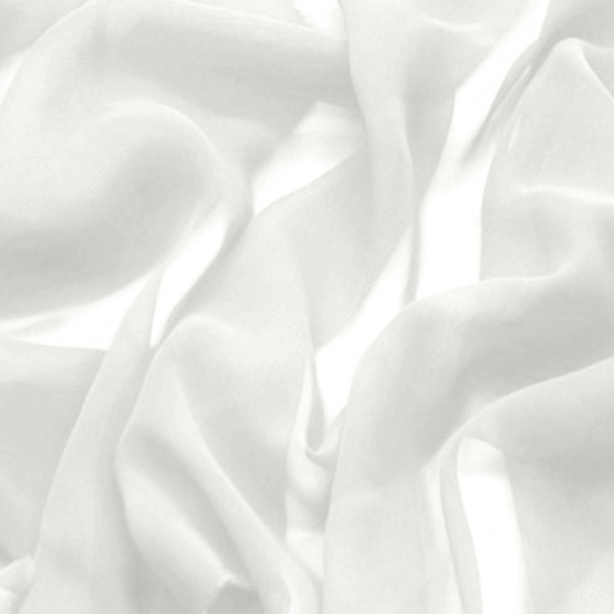 Tecido Chiffon Liso Off White Largura 150cm 100%Poliester cor19924